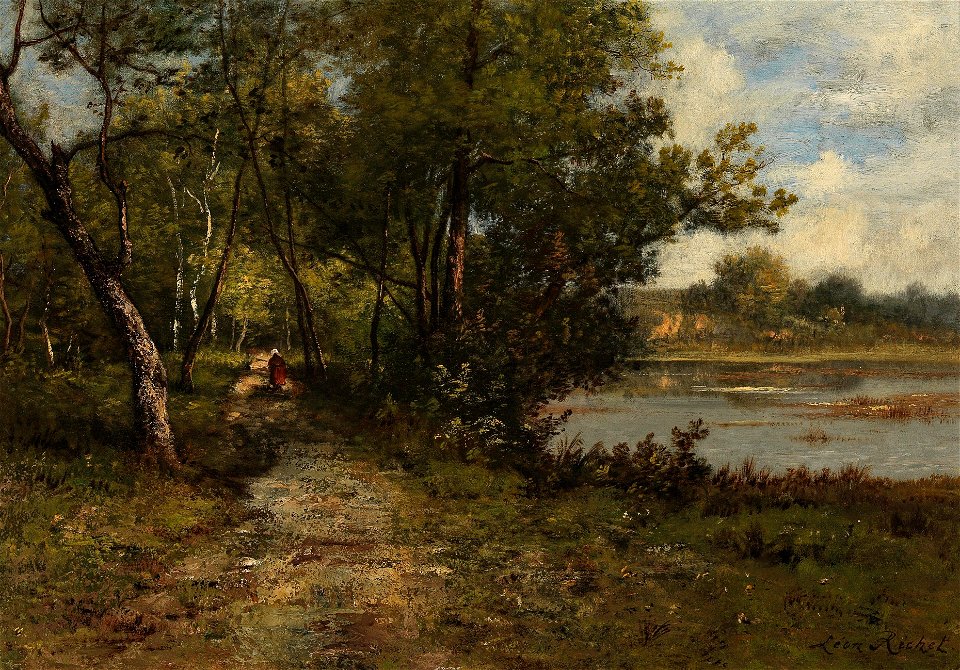 Léon Richet - Marcher au bord de la rivière