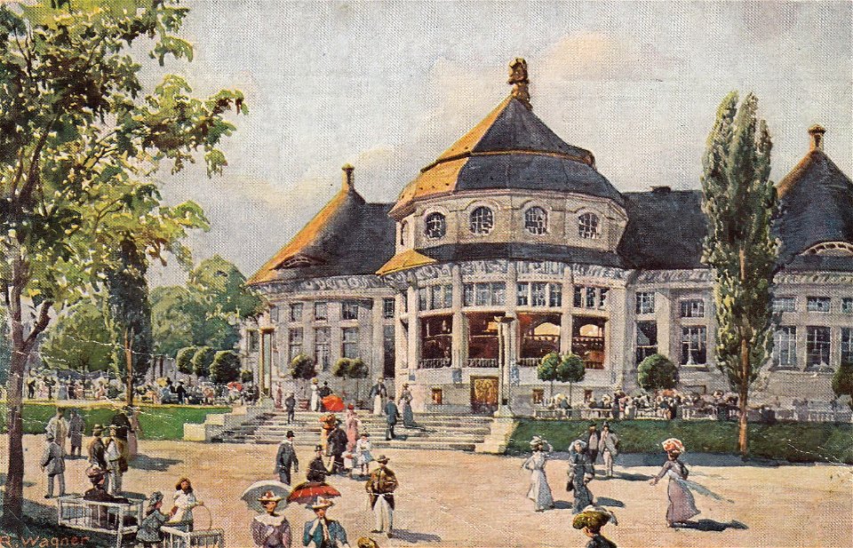 Richard Wagner München Bayerische Gewerbeschau 1912 Hauptrestaurant