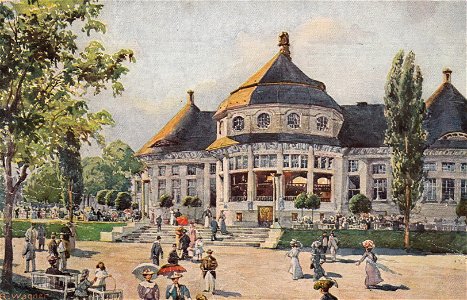Richard Wagner München Bayerische Gewerbeschau 1912 Hauptrestaurant