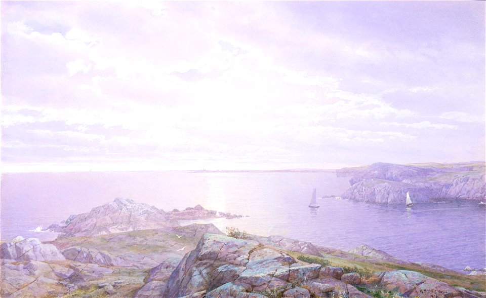 William Trost Richards - Rocky Cove - 1968.64.2 - Smithsonian American Art Museum
