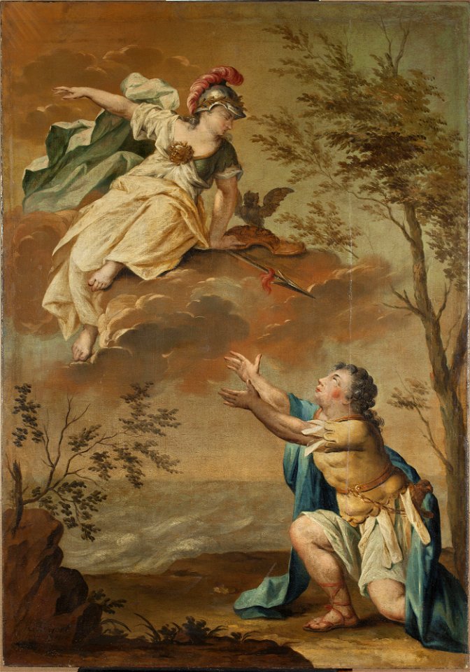 Rienk Keyert - Athena and Odysseus - M.Ob.1916 MNW - National Museum in Warsaw