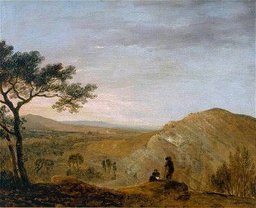 Richard Wilson (1713-1714-1782) - View near the Loggerheads, Denbigh - N02989 - National Gallery