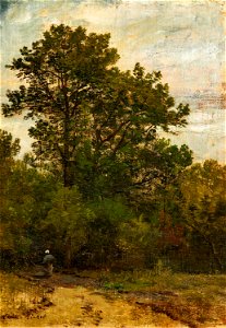 Léon Richet - Paysage forestier