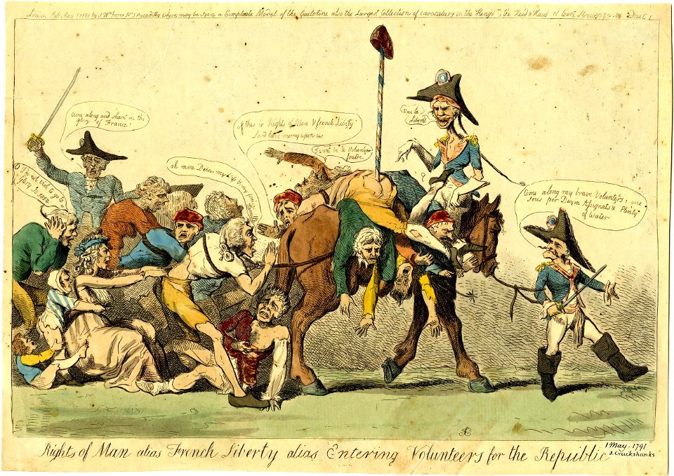 Rights of man alias French liberty alias entering volunteers for the republic (BM 1868,0808.6046)