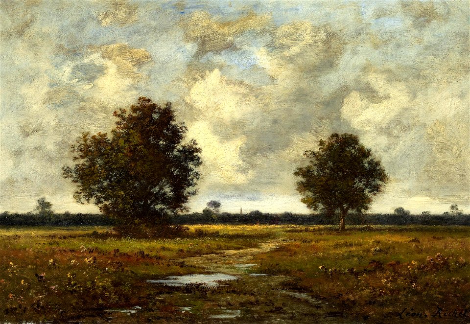 Léon Richet - Large paysage
