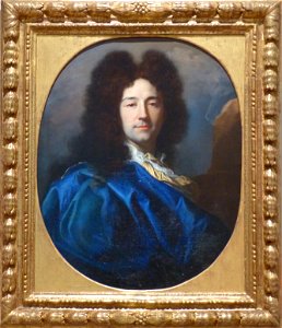 Rigaud01,Rigaud,autoportrait manteau bleu