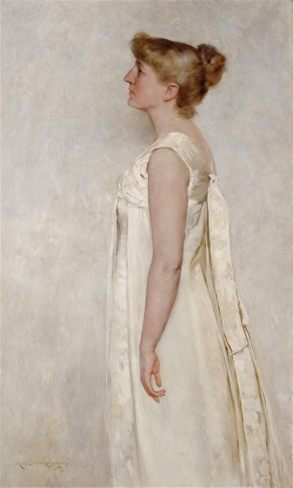 Mary Curtis Richardson - Portrait of Mary Blanche Hubbard