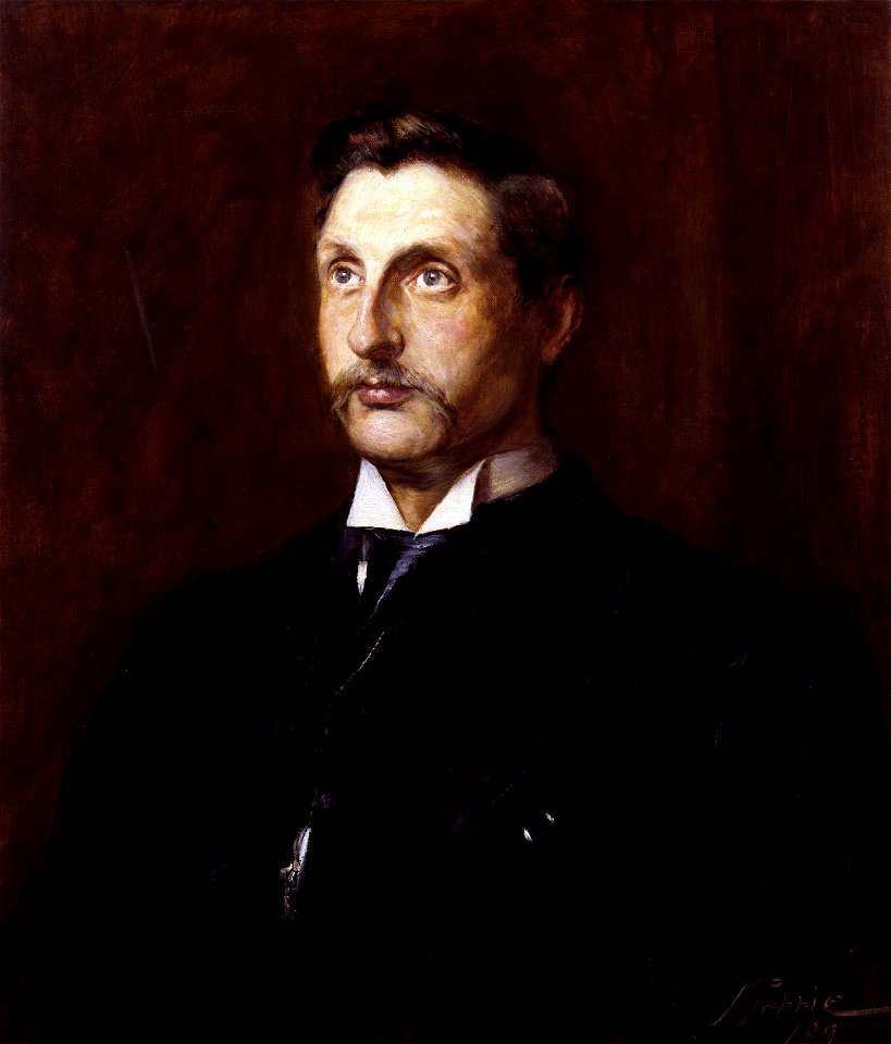 Sir (Henry) Rider Haggard by John Pettie