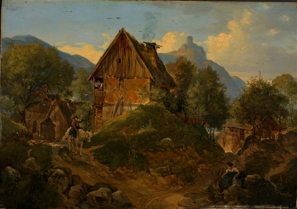 Ludwig Richter - Painting - NG.M.01635 - National Museum of Art, Architecture and Design