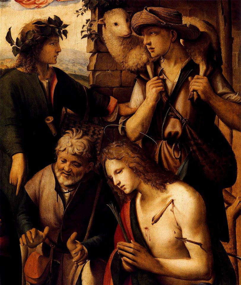 Ridolfo del Ghirlandaio - Adoration of the Shepherds (detail) - WGA08921