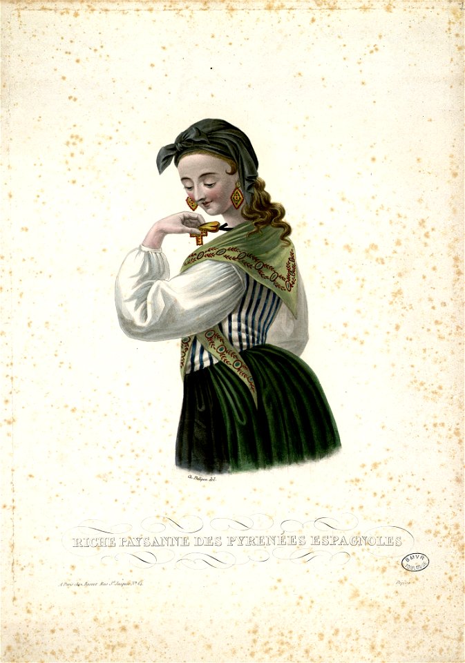 Riche paysanne des Pyrénées espagnoles - Fonds Ancely - B315556101 A PHILIPON 005