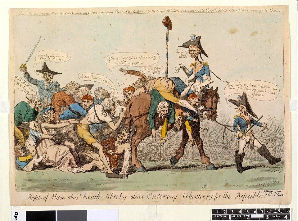 Rights of man alias French liberty alias entering volunteers for the republic (BM 1868,0808.6046 1)