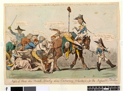 Rights of man alias French liberty alias entering volunteers for the republic (BM 1868,0808.6046 1)