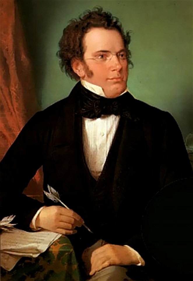 Franz Schubert by Wilhelm August Rieder 1875