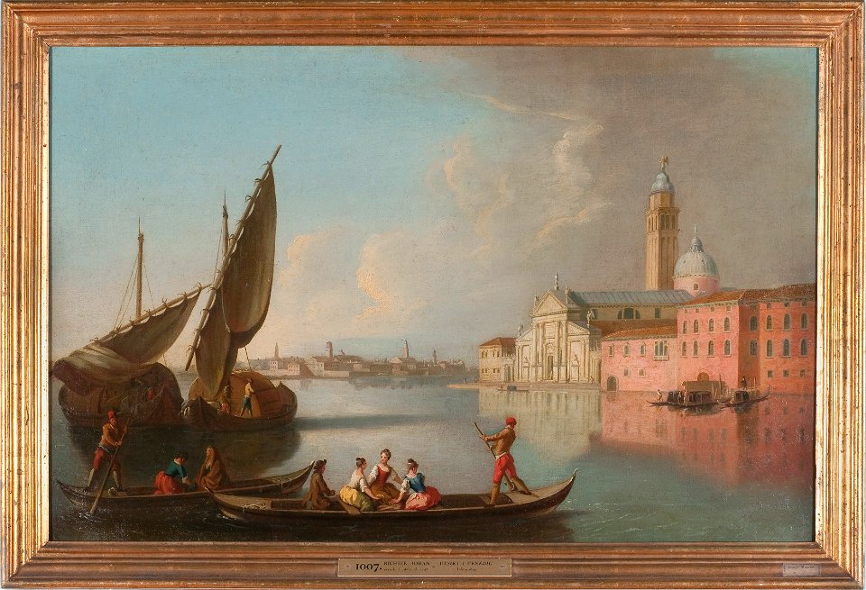 View of Venice with San Giorgio Maggiore (Johan Richter) - Nationalmuseum - 18010