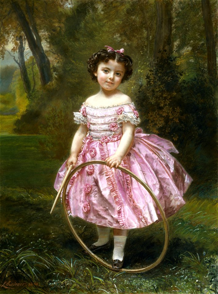 Léon Riesener - Portrait de Mademoiselle Ehrler (1861)