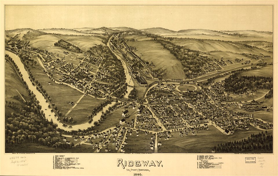 Ridgway, Elk County, Pennsylvania, 1895. LOC 75696525