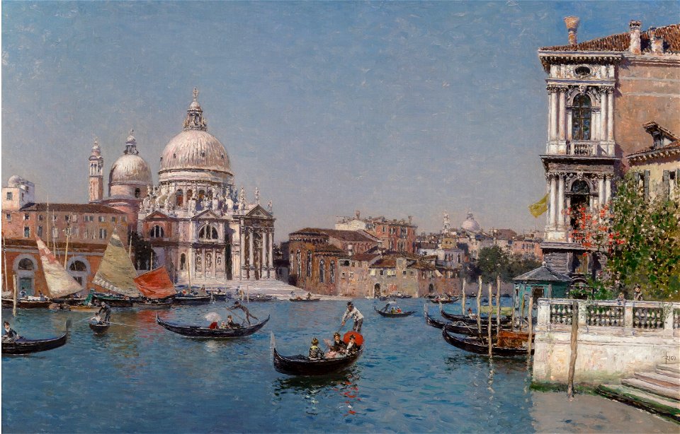 The Grand Canal, Venice by Martín Rico y Ortega, circa 1890