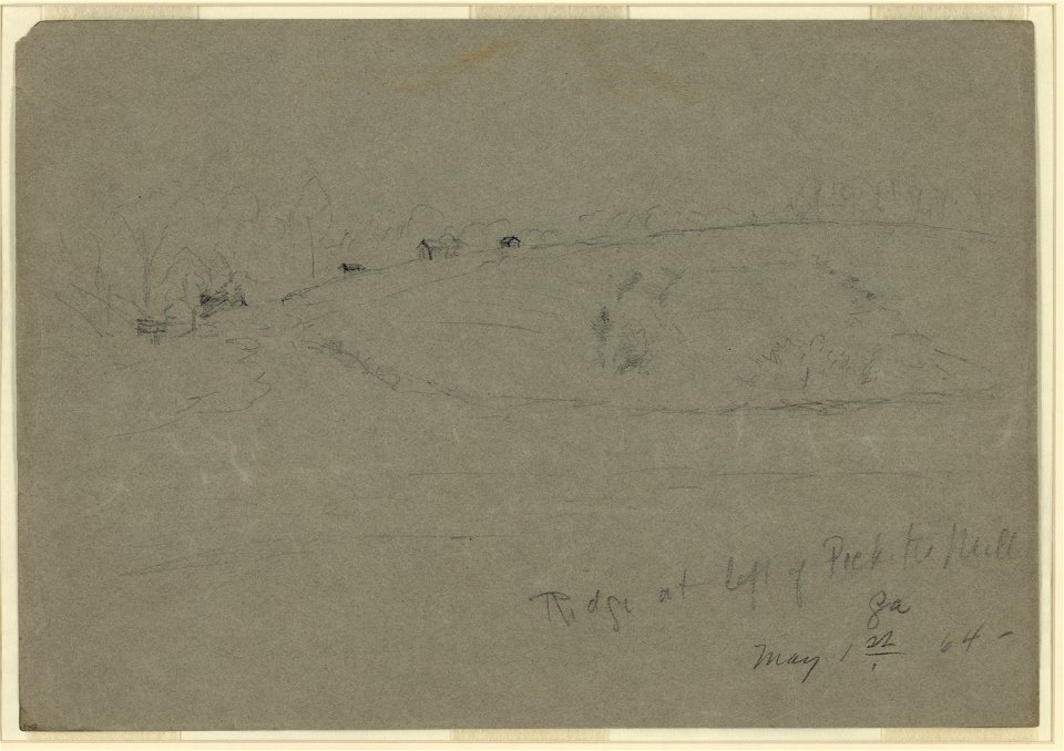 Ridge at left of Picketts Mill, Ga. May 1st 64 LCCN2004661015