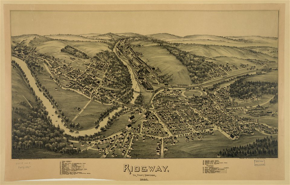 Ridgway, Elk County Pennsylvania., 1895 LCCN2003681827