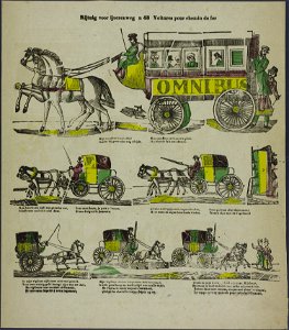 Rijtuig voor ijzerenweg-Catchpenny print-Borms 0572