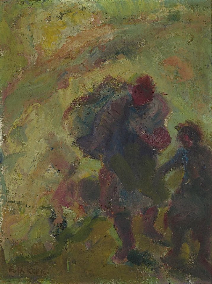 Rihard Jakopič - Begunci II