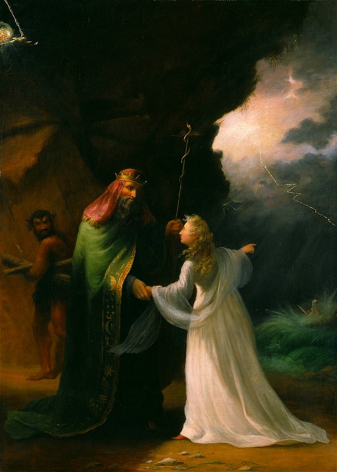 William Rimmer - Scene from the Tempest