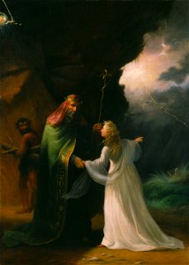 William Rimmer - Scene from the Tempest
