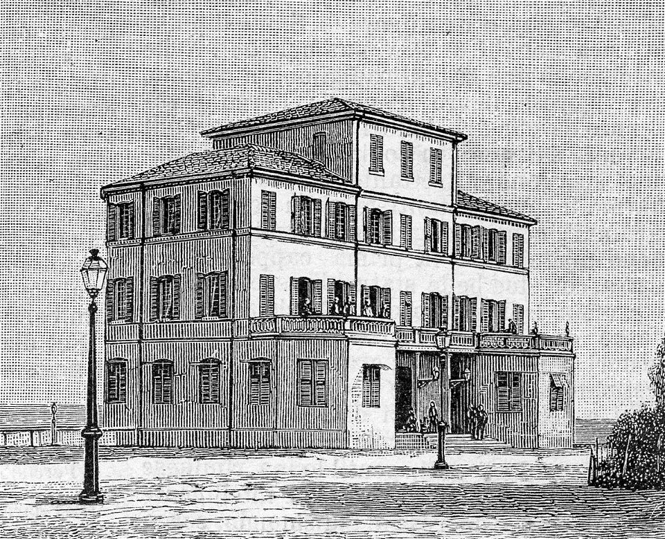 Rimini – Stabilimento idroterapico (xilografia)