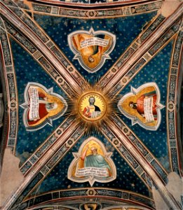 Rinuccini Chapel, painting of the ceiling