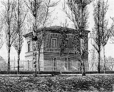 Rimini – Villino Foscolo (xilografia)