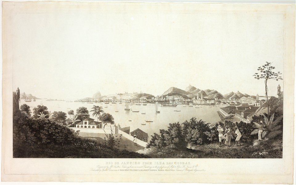 Rio de Janeiro from Ilha dos Cobras, da Coleção Brasiliana Iconográfica