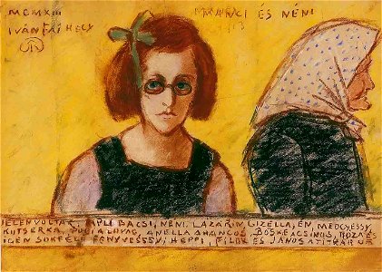 Rippl Manci and Aunty 1913