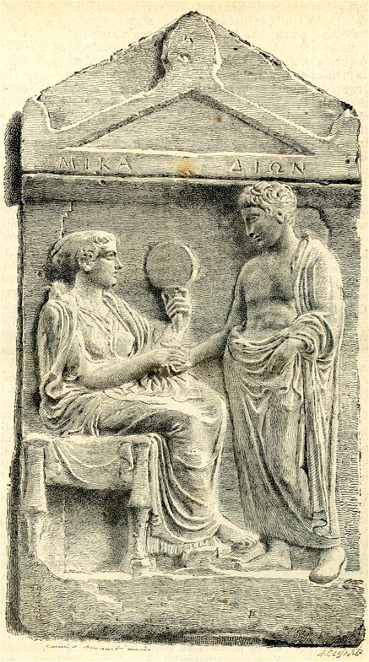 Rilievo d’una tomba antica