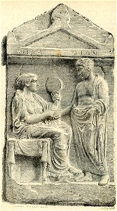 Rilievo d’una tomba antica