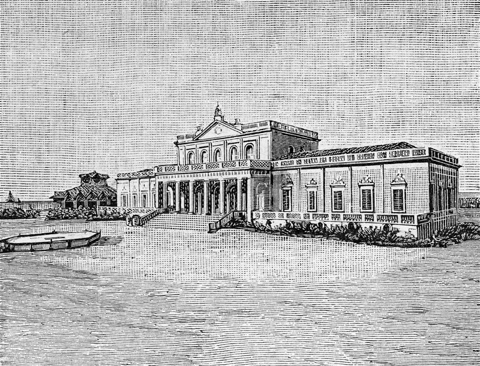 Rimini – Stabilimento di Bagni (xilografia)