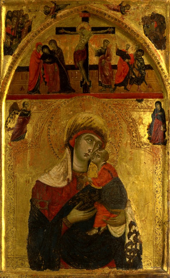 Rinaldo da Siena. The Virgin and Child, ca. 1265-75, National Gallery, London