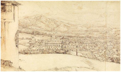 Rio Janeiro Valley of Rio Comprido and Tejuca from Telegraph, da Coleção Brasiliana Iconográfica