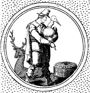 Ripa - Iconologie - 1643 - II - p. 116 - commerce de la vie hvmaine