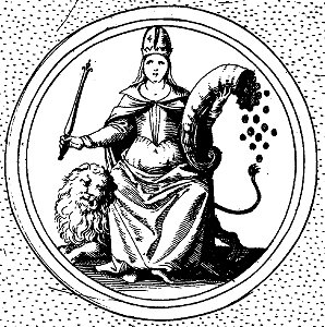 Ripa - Iconologie - 1643 - II - p. 132 - magnanimite