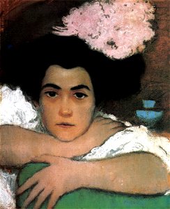 Rippl Mrs László Vágó in her youth c. 1908
