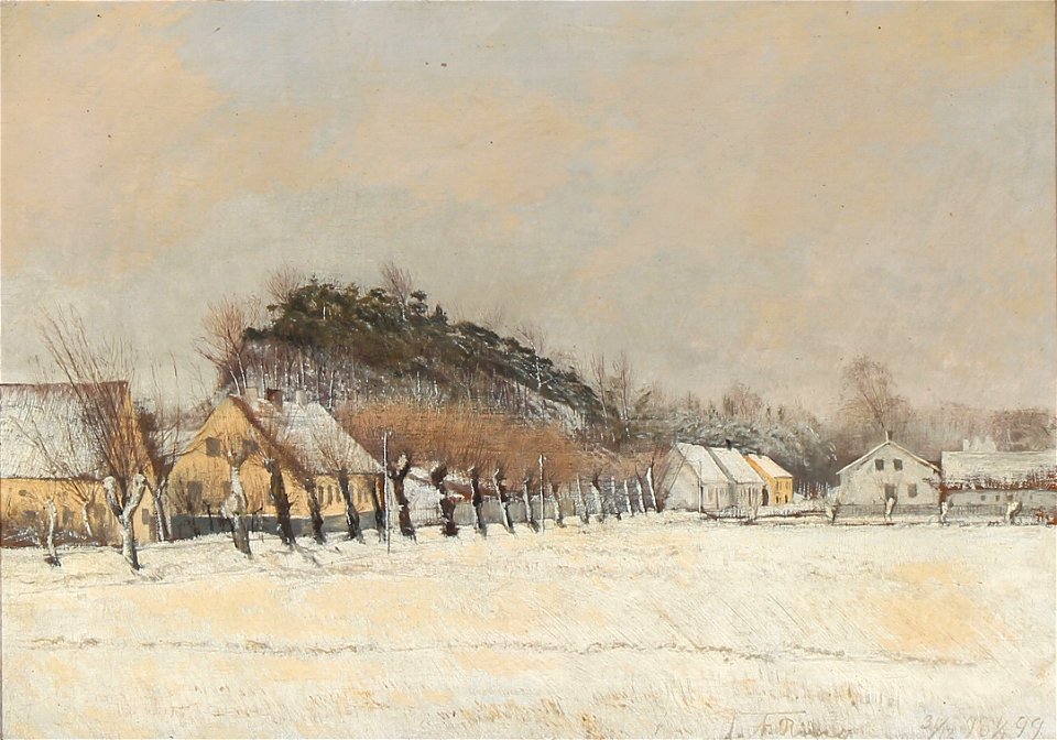 L. A. Ring - Vej fra Frederiksværk til Torup (1899)