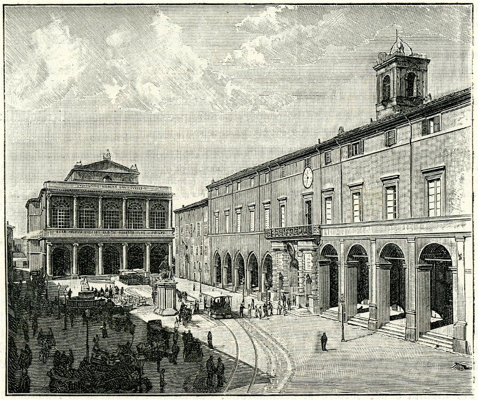 Rimini piazza Cavour