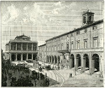 Rimini piazza Cavour