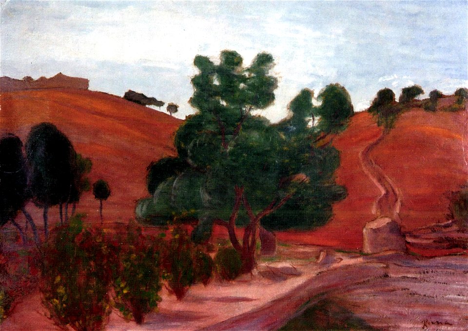 Rippl Nice Landscape in the Pyrenees 1899