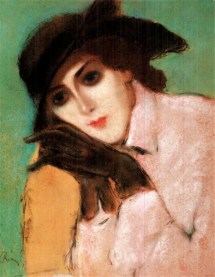Rippl Woman with Black Gloves
