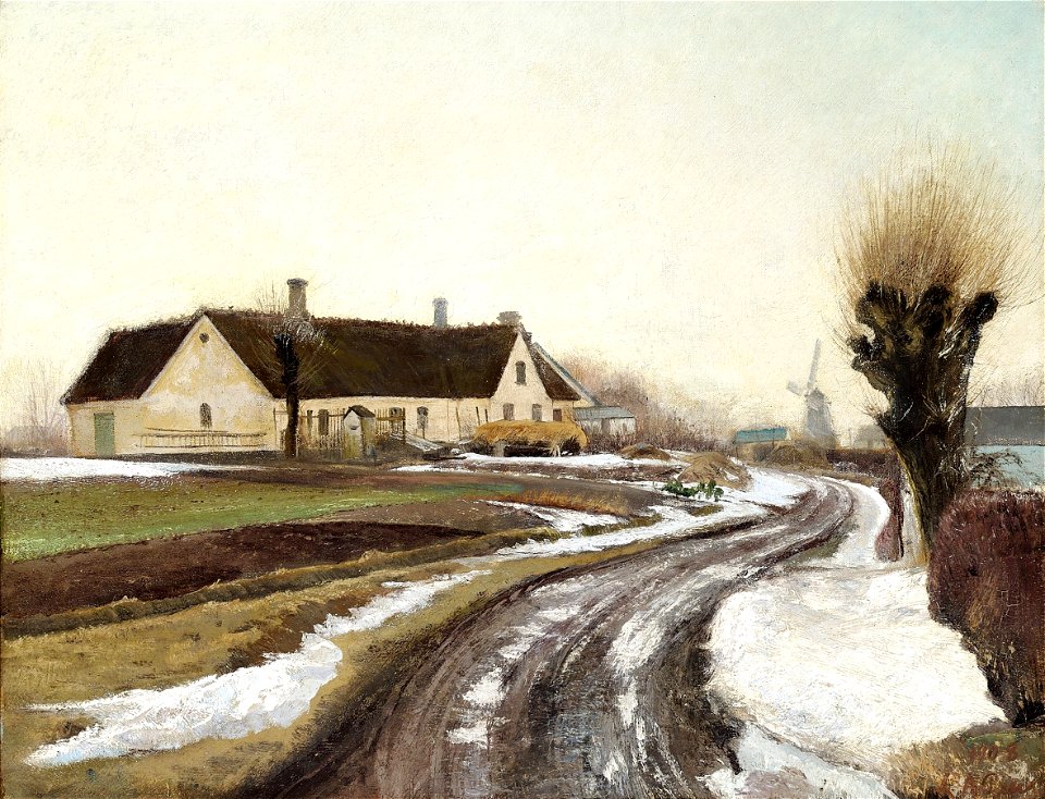L. A. Ring - Vinter. Solskin (1908)