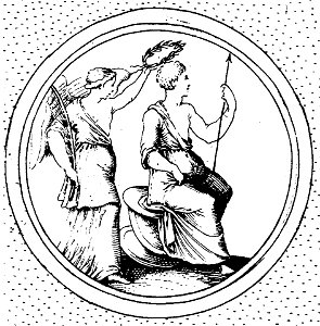 Ripa - Iconologie - 1643 - II - p. 142 - Rome victorievse