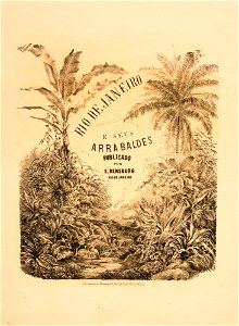 Rio de Janeiro e Arrabaldes publicado por E. Rensburg, da Coleção Brasiliana Iconográfica