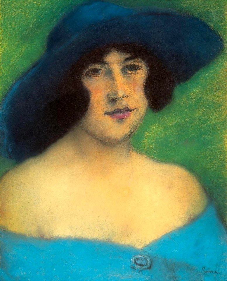 Rippl Girl with Blue Hat
